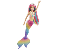 Barbie Syrenka Tęczowa Przemiana Lalka - 1013891 - zdjęcie 5